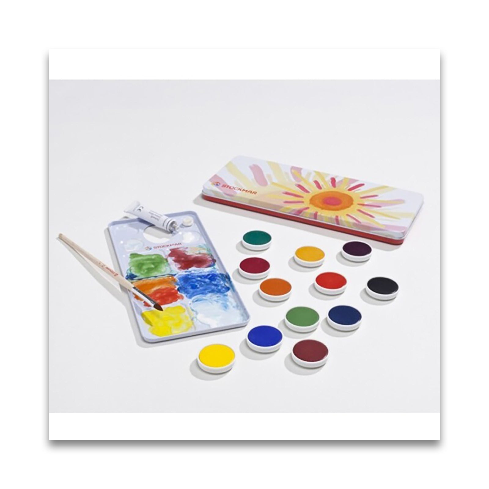 STOCKMAR 水彩絵の具 13色缶