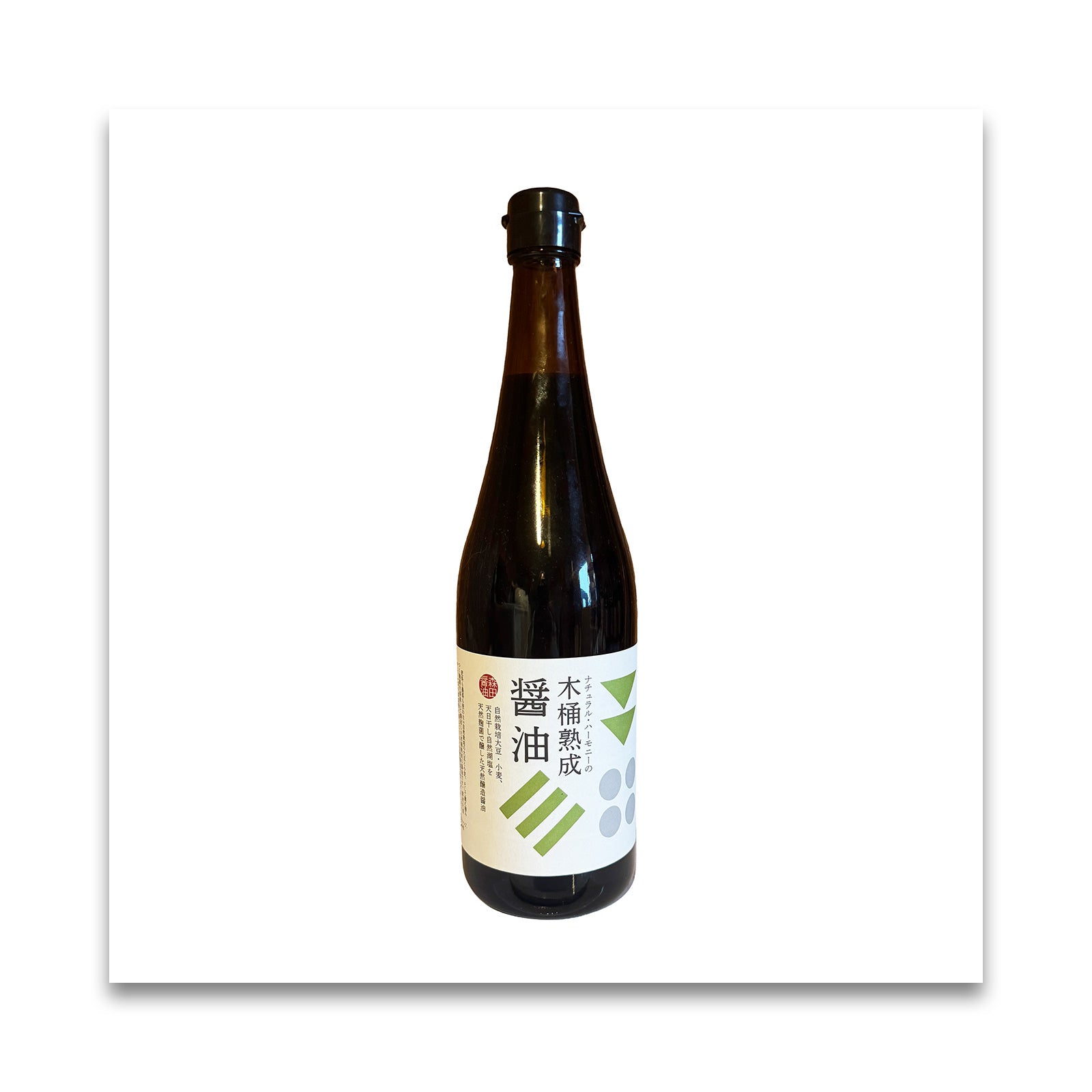 ナチュラルハーモニー 木桶熟成 醤油 720ml 森田醬油