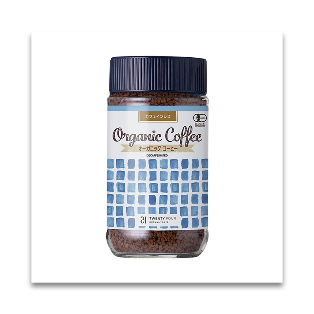 24 ORGANIC DAYS オーガニック インスタントコーヒー カフェインレス100g