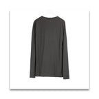 オーガニックコットン 天竺 クルー長袖Tシャツ