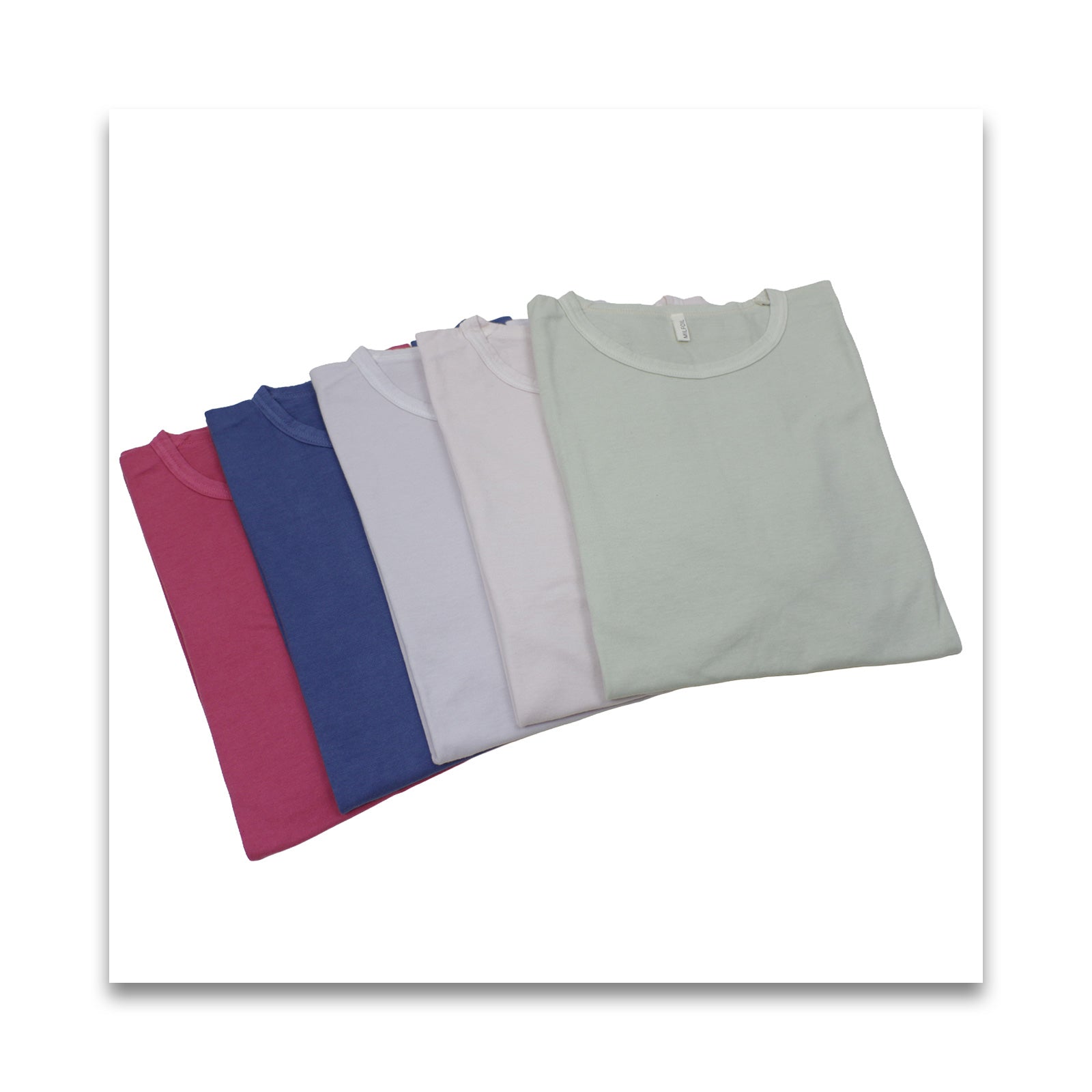 オーガニックコットン 天竺 クルー長袖Tシャツ