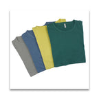 オーガニックコットン 天竺 クルー長袖Tシャツ
