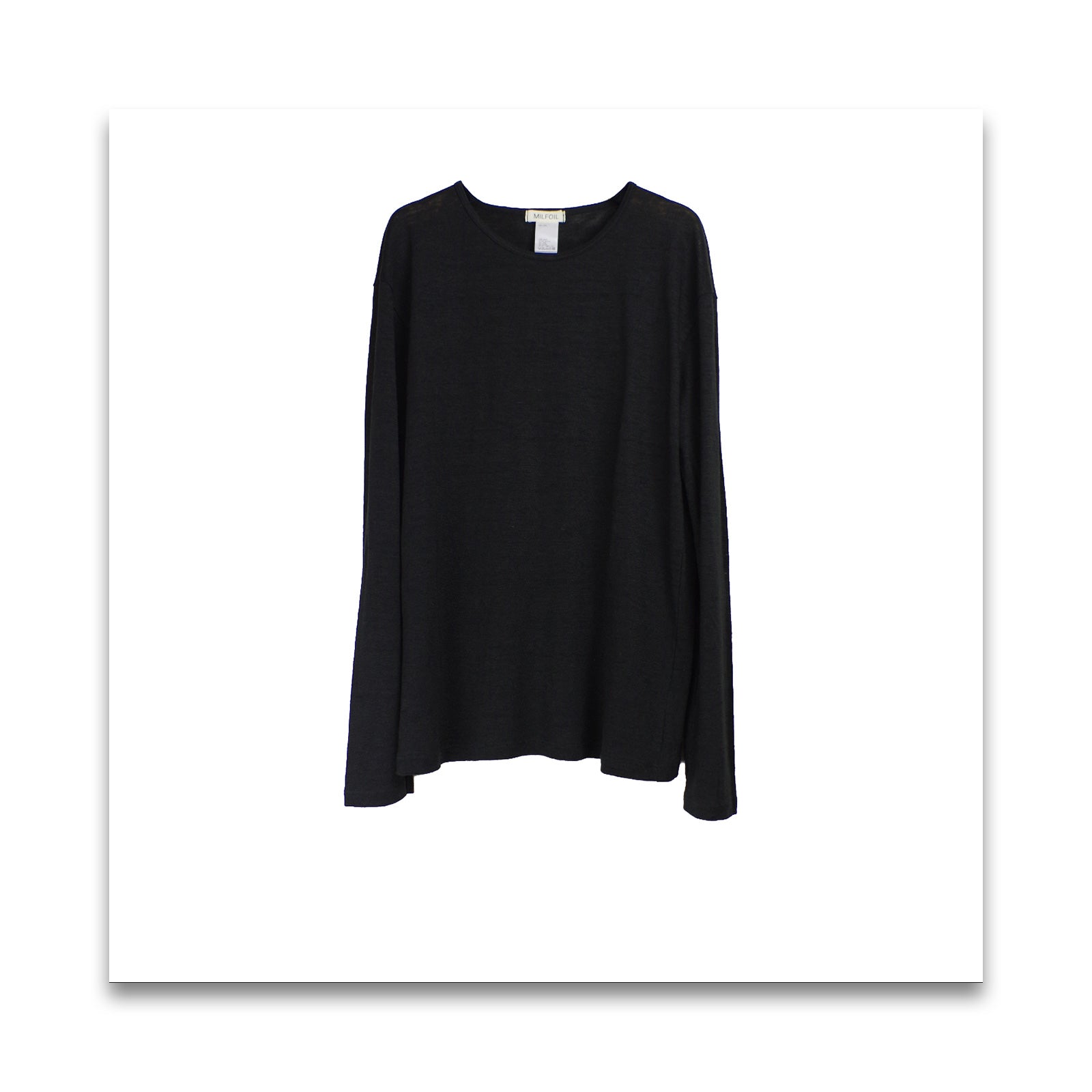 オーガニックリネン 長袖Tシャツ