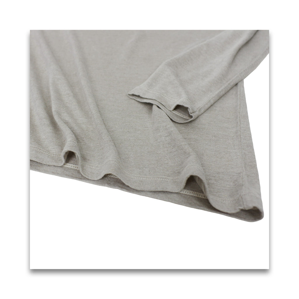 オーガニックリネン 長袖Tシャツ
