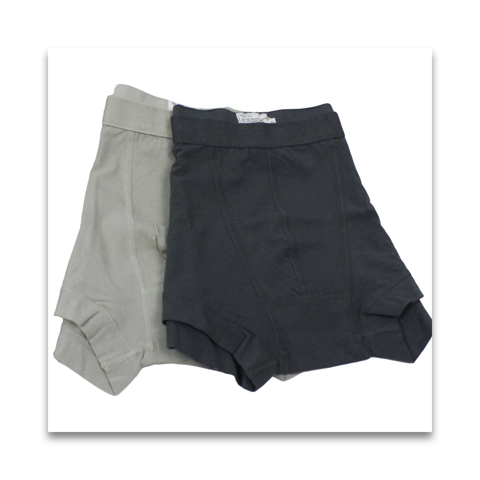 オーガニックコットン　men's ストレッチ ボクサーパンツ-MILFOIL