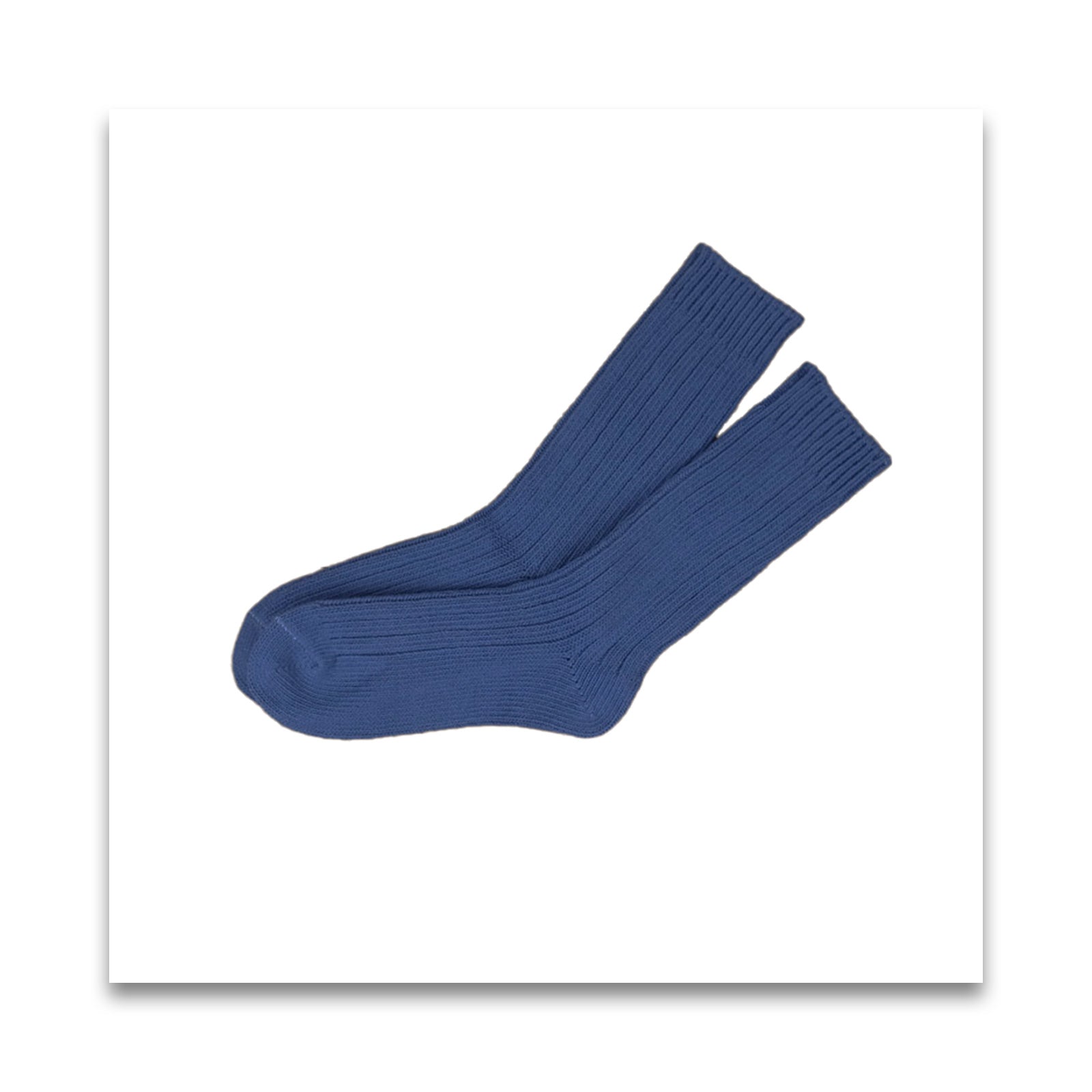 オーガニックコットン men's リブ ソックス