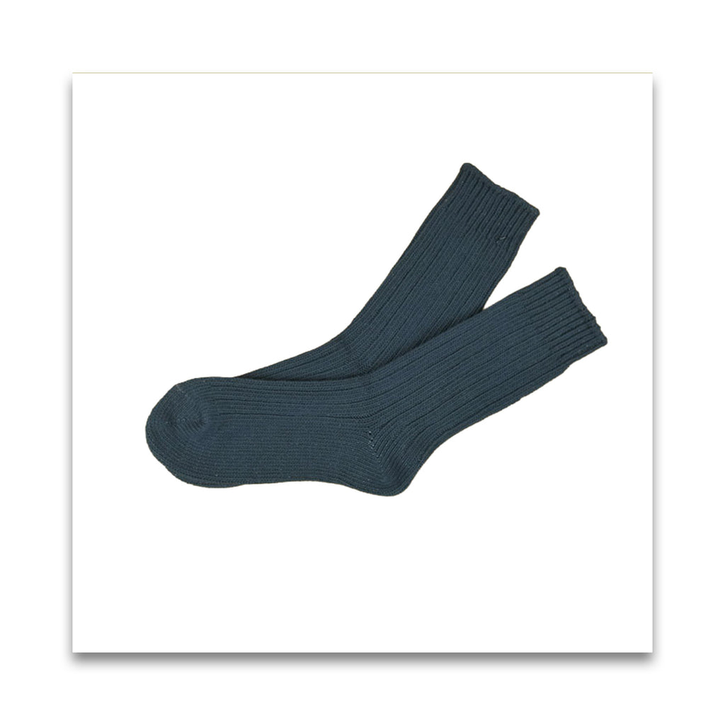 オーガニックコットン men's リブ ソックス