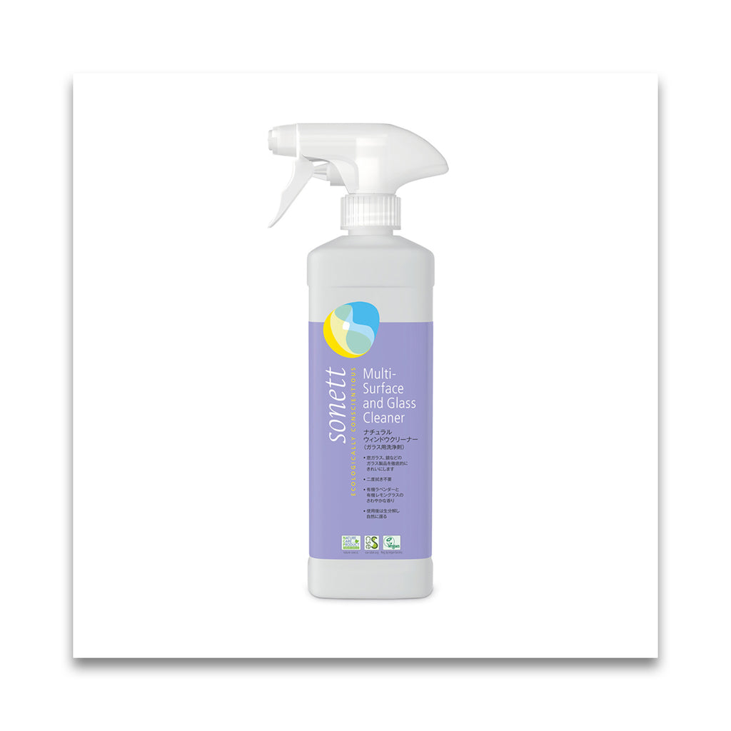 Sonett ナチュラルウィンドウクリーナー（ガラス用洗浄剤） 500ml