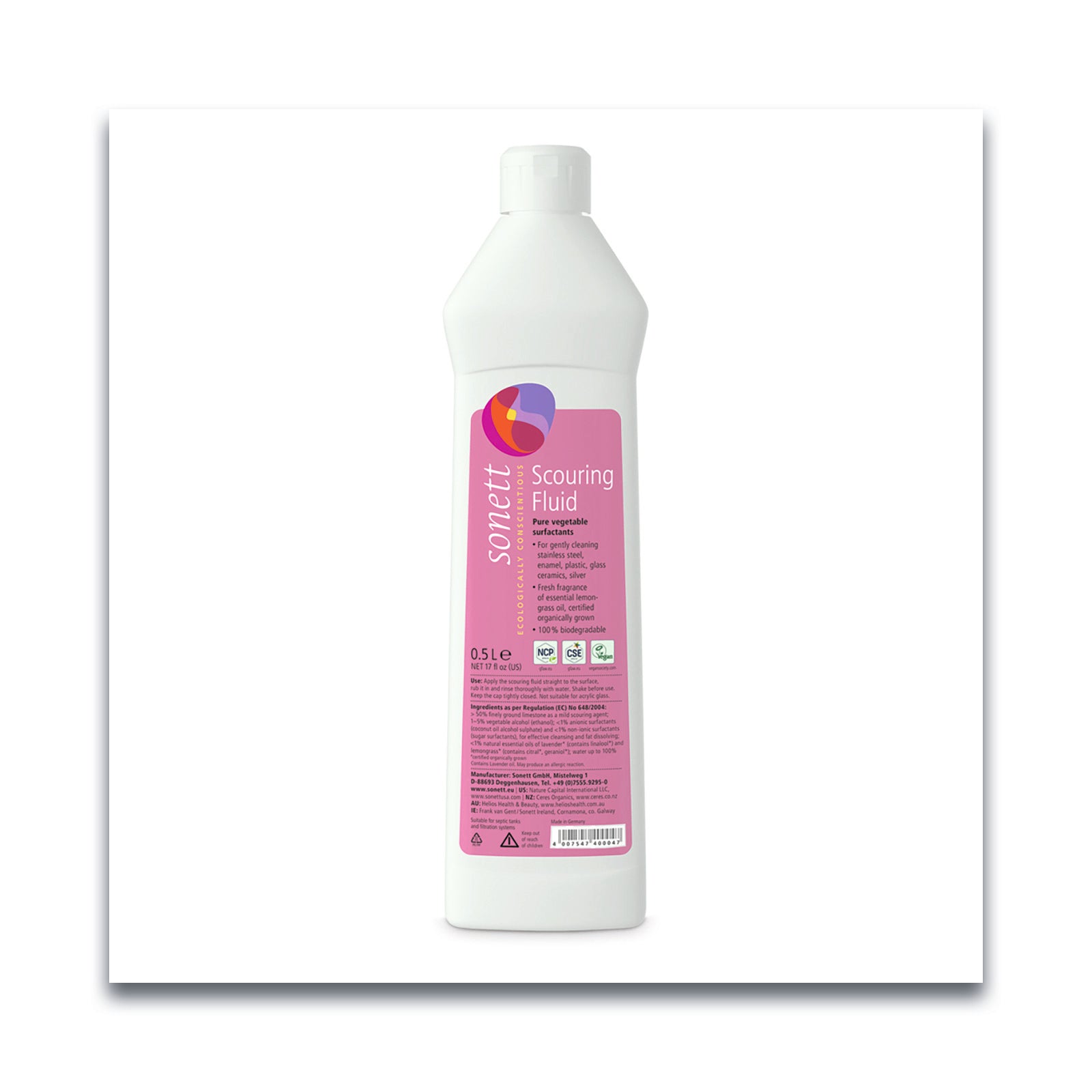 Sonett ナチュラルスカーリングリキッド (液体クレンザー) 500ml