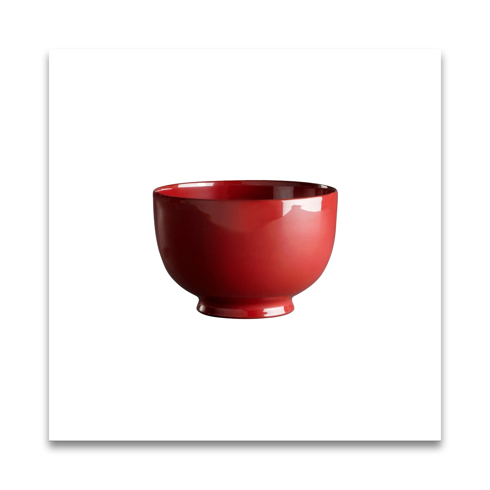 土直漆器　堅牢　子供椀（溜・朱）
