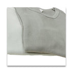 オーガニックコットン　men's テレコ 長袖Tシャツ-MILFOIL