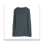 オーガニックコットン　men's テレコ 長袖Tシャツ-MILFOIL