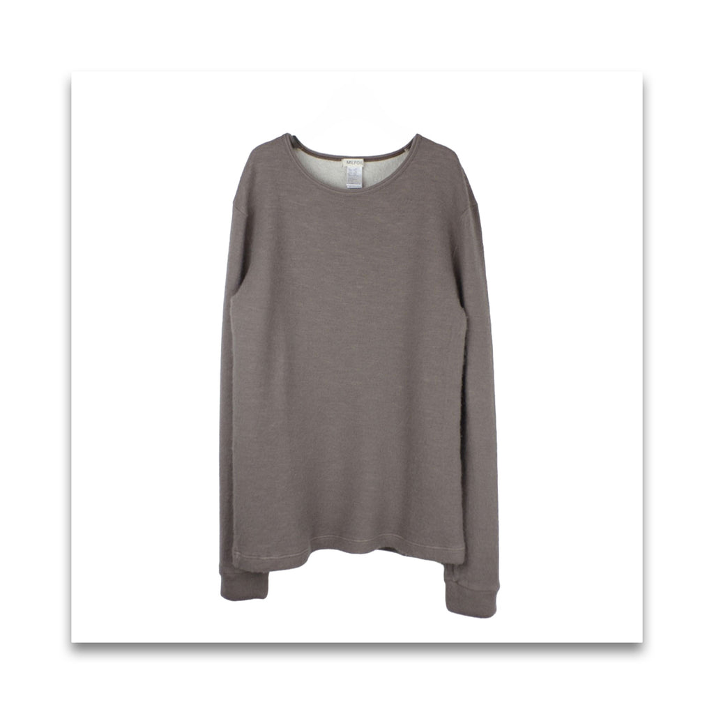 オーガニックウールコットン men's クルーネック