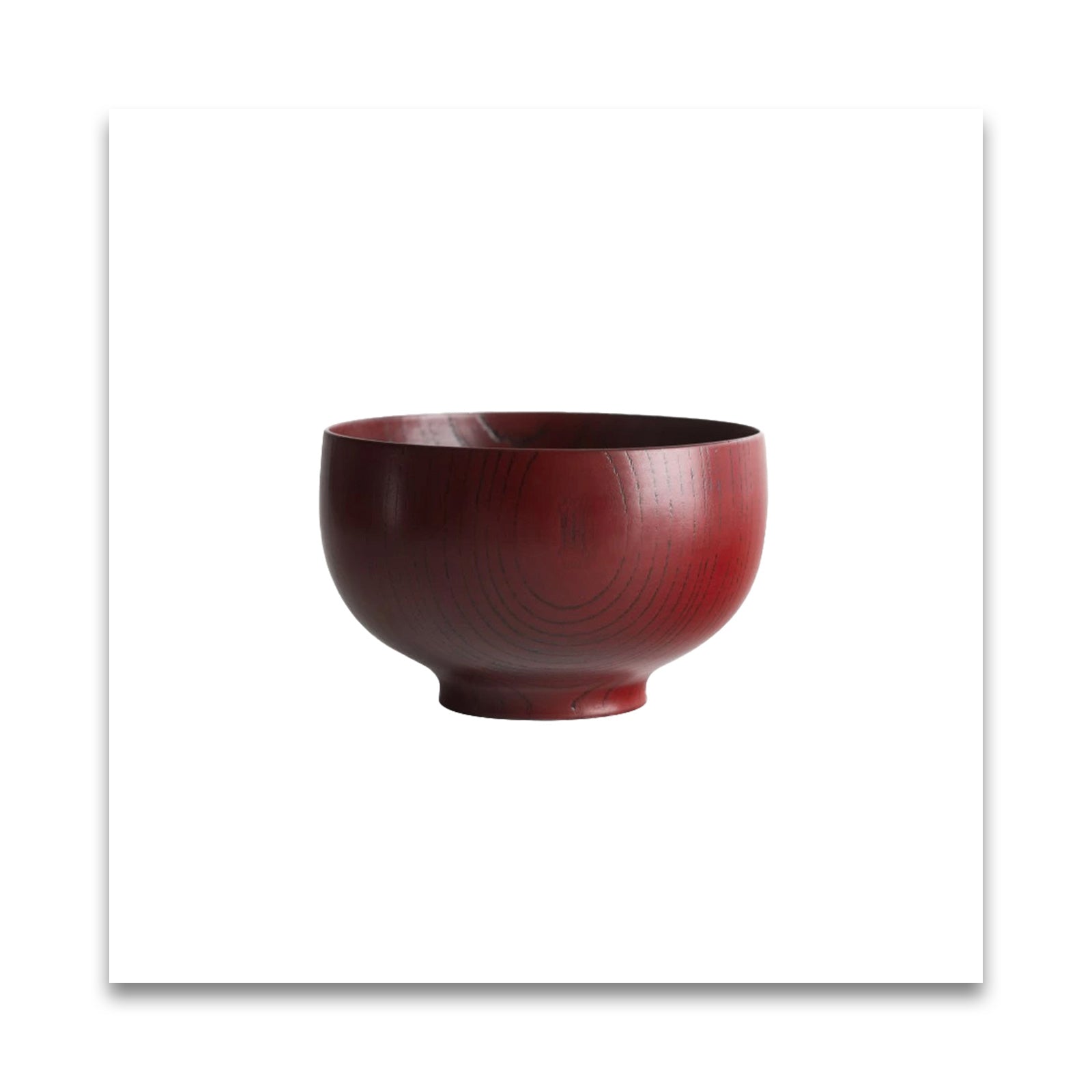 土直漆器　まいにちのお椀　欅　布袋椀（溜/黒/朱）