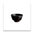 土直漆器　直右ヱ門　欅　一文字椀（黒溜木地呂/赤溜木地呂）