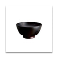 土直漆器　直右ヱ門　欅　一文字大椀（黒溜木地呂/赤溜木地呂）